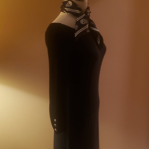 White House Black Market Black Sweater Dress XS - Picture 10 of 13